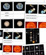 Układ Słoneczny i księżyce [PDF]