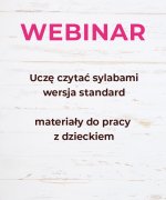 Webinar "Uczę czytać sylabami" - materiały do pracy z dzieckiem [PDF]