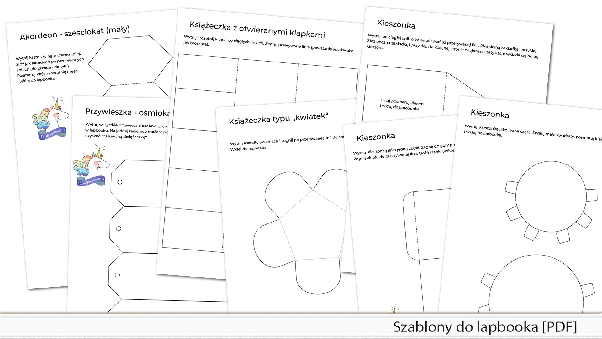 szablony do lapbooka